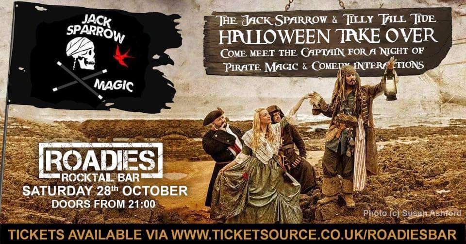 Stefan Pejic - Jack Sparrow & Tilly Tall Tide Halloween Take Over 2023 - Tickets