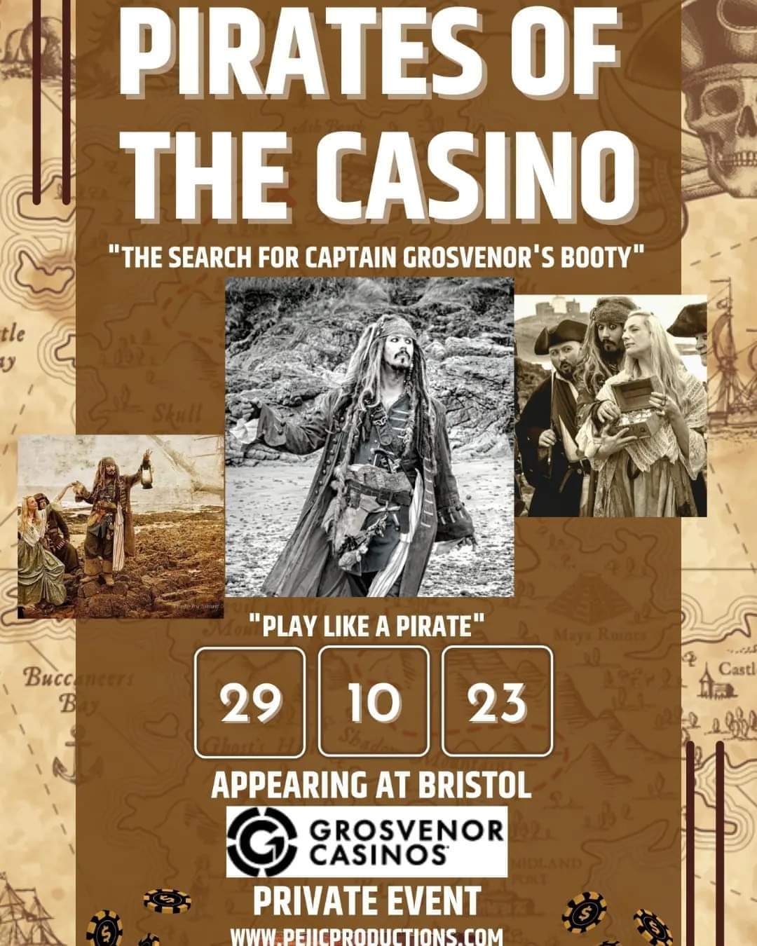 Stefan Pejic in 'Pirates of the Casino' show