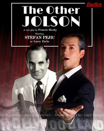 Stefan Pejic as Larry Parks in 'The Other Jolson' at the Swansea Grand Theatre